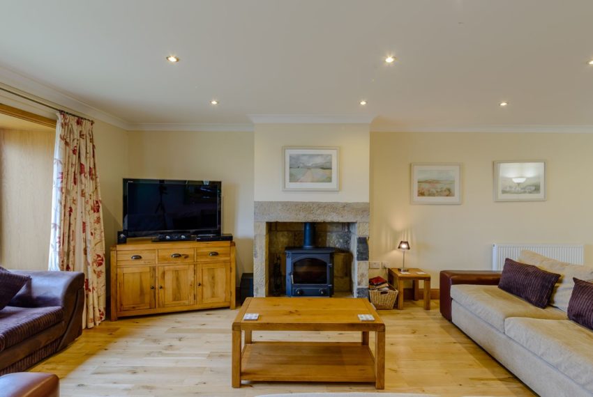 Granary Stone House Living Room