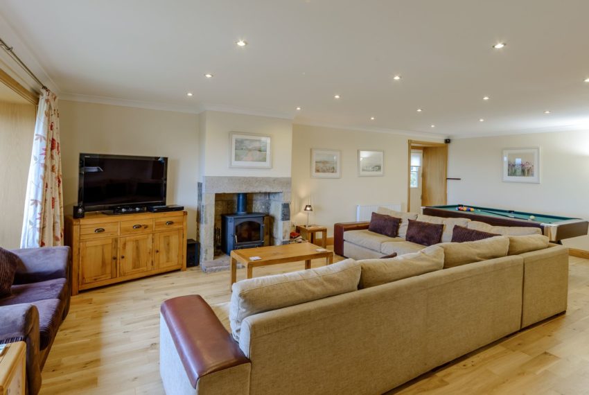 Granary Stone House Living Room