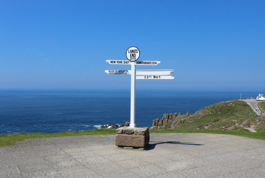 Lands end Signpost