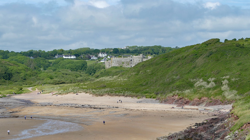 Manorbier beach