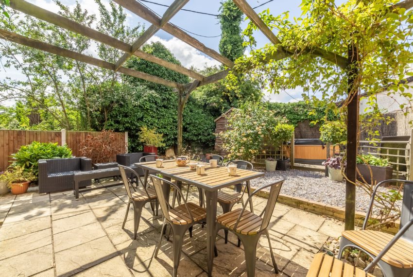 Pillar Box House Enclosed Garden