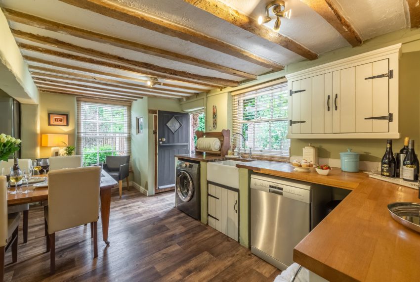 Pillar Box House Wood Kitchen