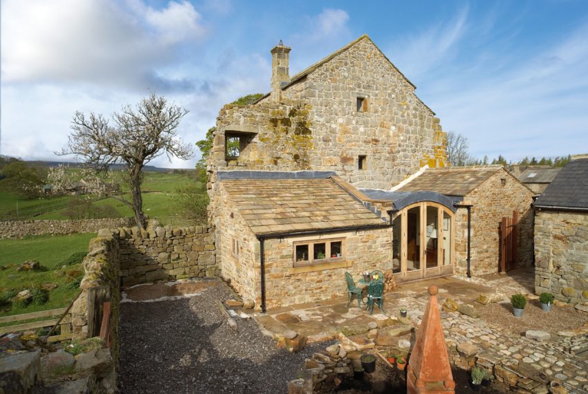 Scargill Castle Courtyard
