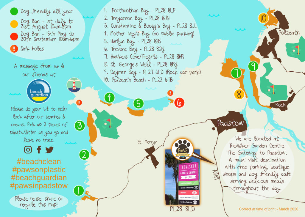 Dog Friendly Beach Map